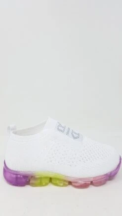 C201 KIDS - WHITE -Clarks Shop C201 White 1