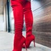 GISELE7 - RED SUEDE