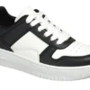 Forever REXX02 KIDS - BLACK & WHITE -Clarks Shop rexx02kblkwht